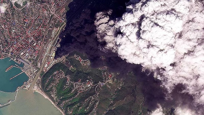 Drone attack causes fire at Russia's Tuapse refinery, authorities say