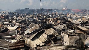 Massive fire ravages Sabah water village, leaving thousands homeless
