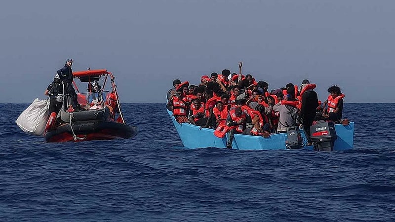 Ships near Italy rescue 32 migrants, 71 lost at sea, charities say