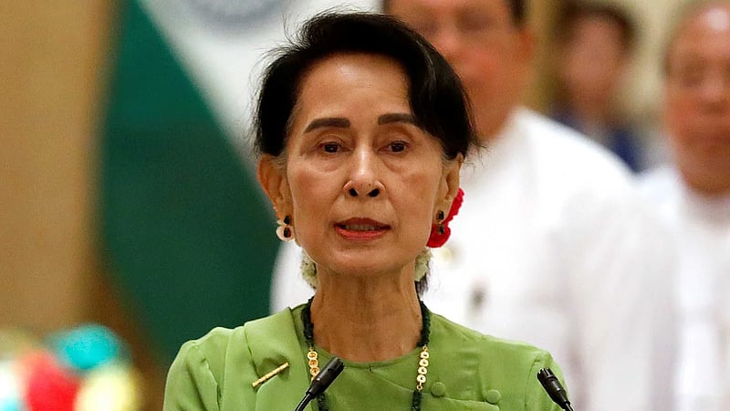 Myanmar reduces ex-leader Aung San Suu Kyi's sentence, her lawyer says