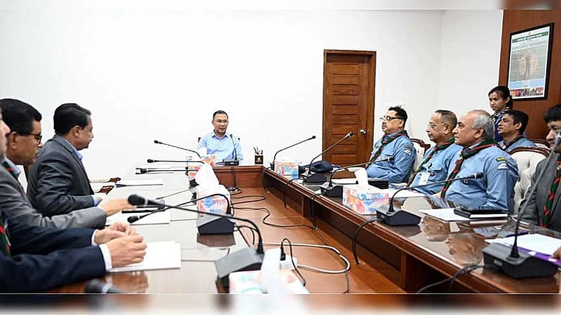 PM Tarique meets Bangladesh Scouts delegation at Secretariat