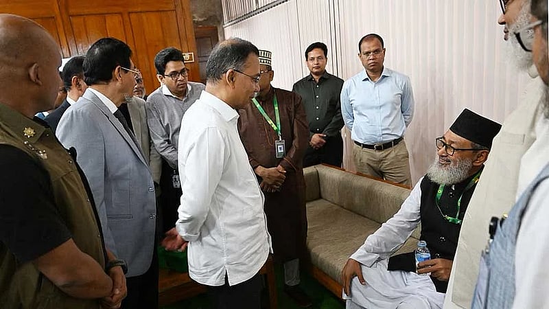 Tarique checks on ailing opposition MP during parliament session break