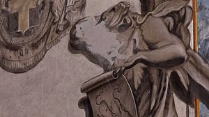 'Angel Meloni' scrubbed off Rome church painting on priest's orders