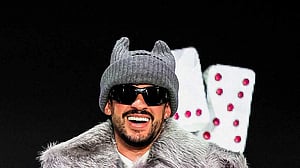 Bad Bunny enjoying Super Bowl moment, no mention of ICE with press