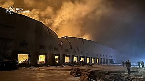 Ukrainian drones hit Russian plant that makes missile fuel, SBU says