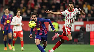 Barcelona stunned by Girona 2-1 to leave Real Madrid top of LaLiga