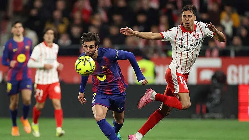 Barcelona stunned by Girona 2-1 to leave Real Madrid top of LaLiga