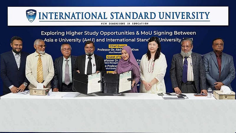 International Standard University signs MoU with Malaysia's Asia e University