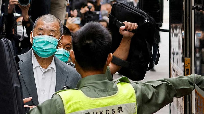 Hong Kong leader says Jimmy Lai's jail term upholds rule of law