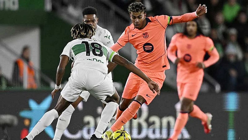Yamal guides Barcelona to 3-1 win at Elche