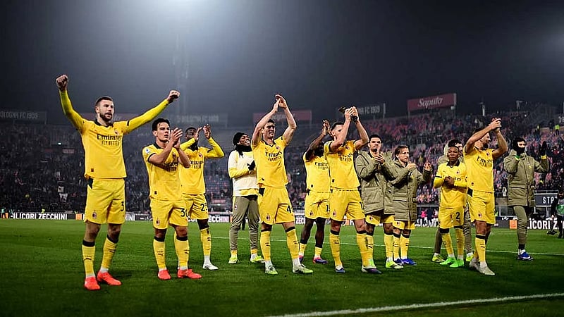 AC Milan close gap on city rivals Inter after 3-0 win at Bologna