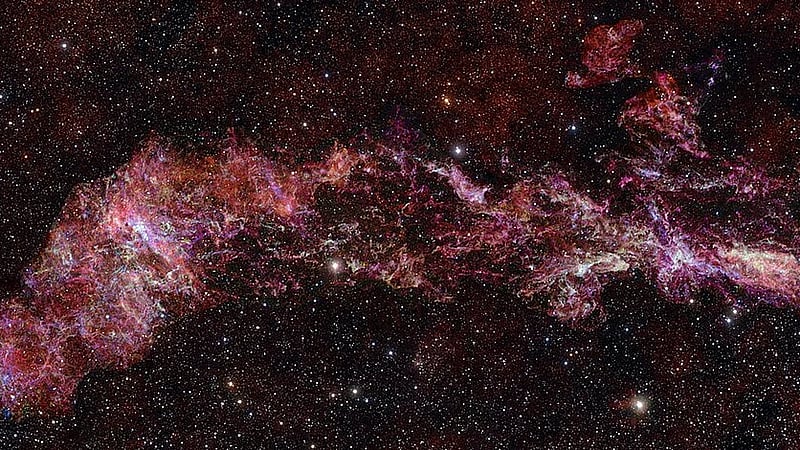 Vast web of cold gas observed at the heart of the Milky Way
