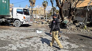 Pakistan sends helicopters, drones to end desert standoff; 58 dead