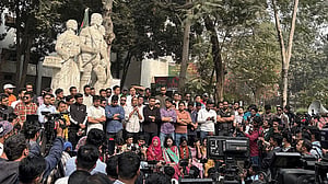 Protest at Dhaka University over post from Jamaat chief’s account calling working women ‘prostitutes’