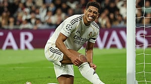 Real Madrid's Bellingham out for a month with hamstring injury