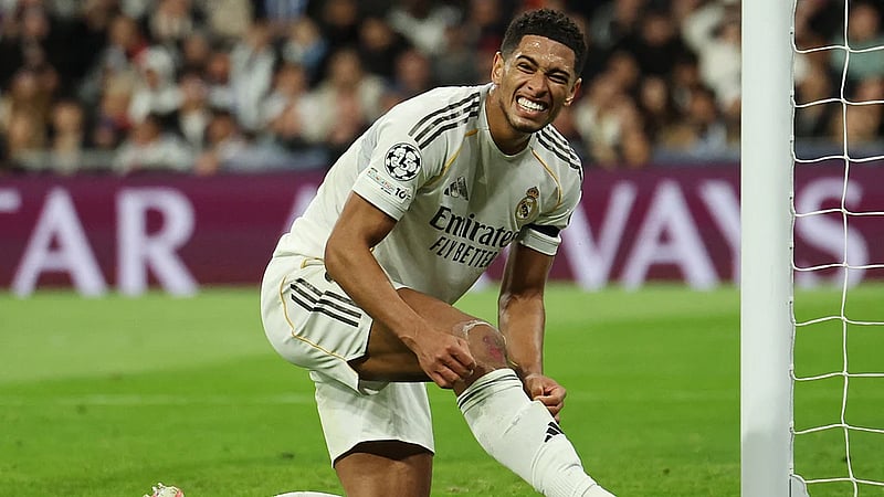 Real Madrid's Bellingham out for a month with hamstring injury