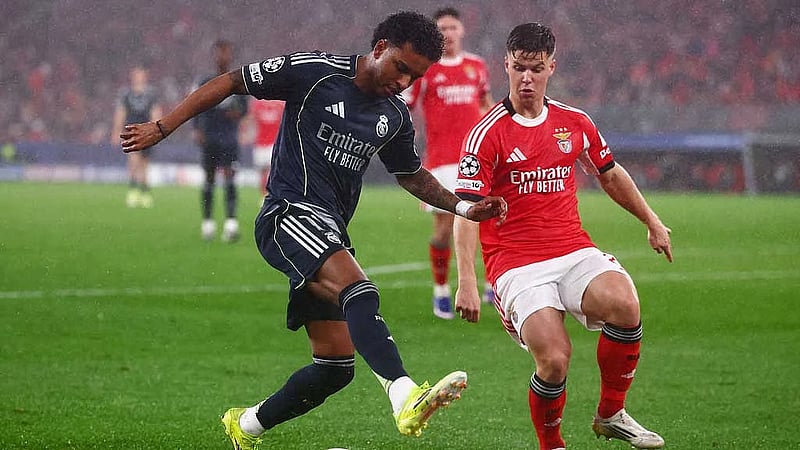 Real's Rodrygo handed two-match ban by UEFA for insulting referee during Benfica loss