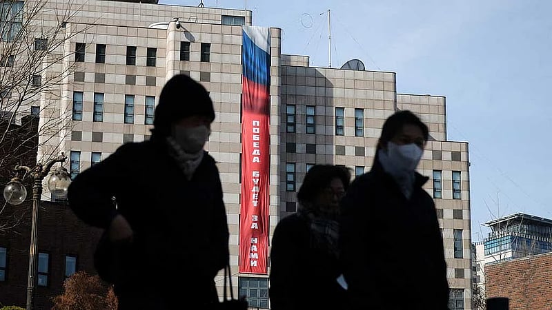South Korea urges Russian embassy to remove 'victory' banner as Ukraine war anniversary nears