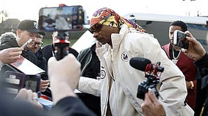 Swansea celebrity co-owner Snoop Dogg receives grand welcome on first visit