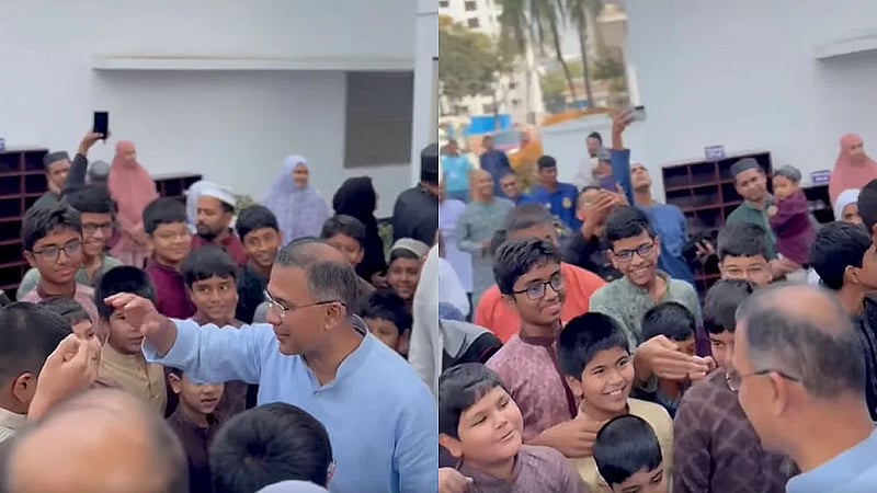 ‘Uncle, are you fasting?’ A child asks Prime Minister Tarique