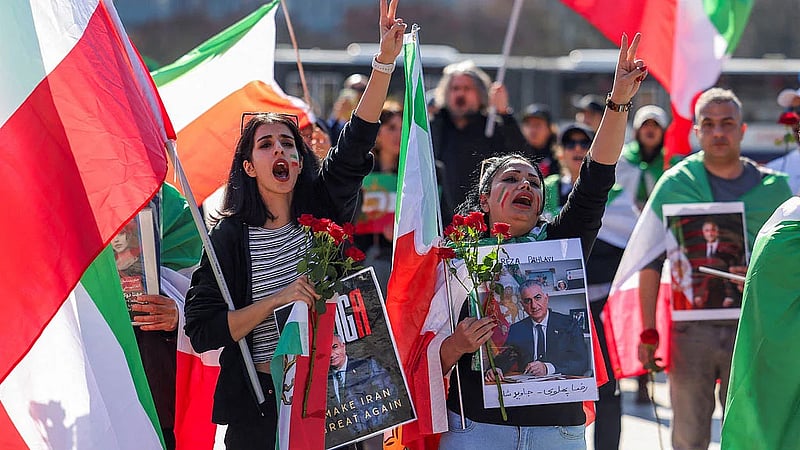 Anti-war protesters march on US and Israeli embassies in Athens after strikes on Iran