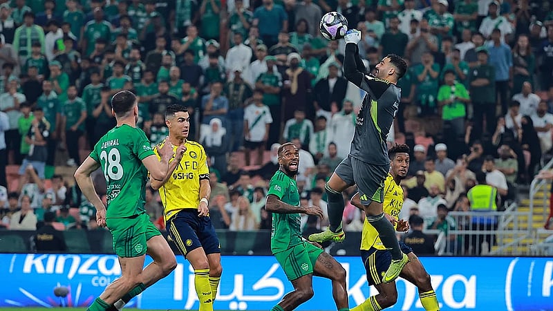 Toney brace sinks Ronaldo's Al Nassr in five-goal thriller