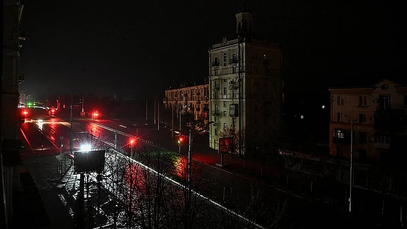 Russian strikes plunge Ukraine's industrial southeast into blackouts