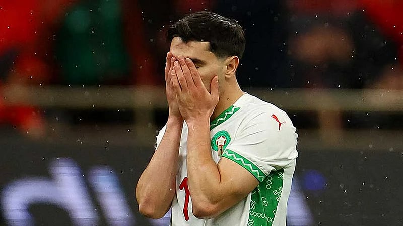 Morocco's remorseful Diaz apologises for penalty miss in Nations Cup final