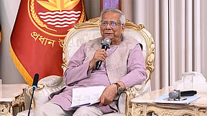 Yunus inaugurates e-learning in 12 schools across three hill districts