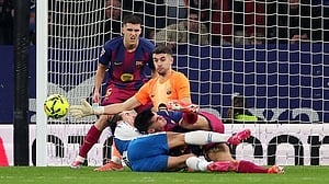 Barca boss Flick hails Garcia after goalkeeper stars against former club
