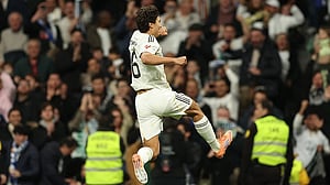 Garcia hat-trick helps Real Madrid beat Betis 5-1 to cut gap on Barcelona