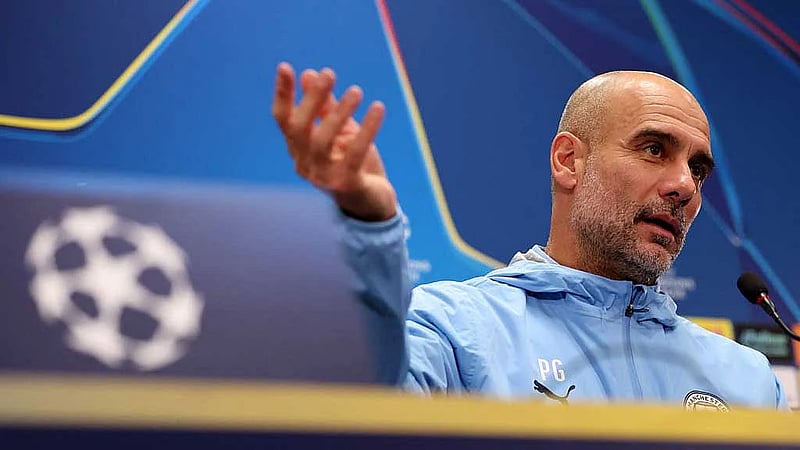 Guardiola shrugs off derby defeat as Man City focus on Champions League progress