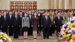 North Korea leader Kim Jong Un's daughter makes public visit to state mausoleum