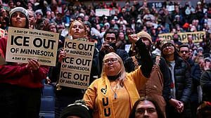 Thousands brave bitter cold to demand ICE leave Minneapolis
