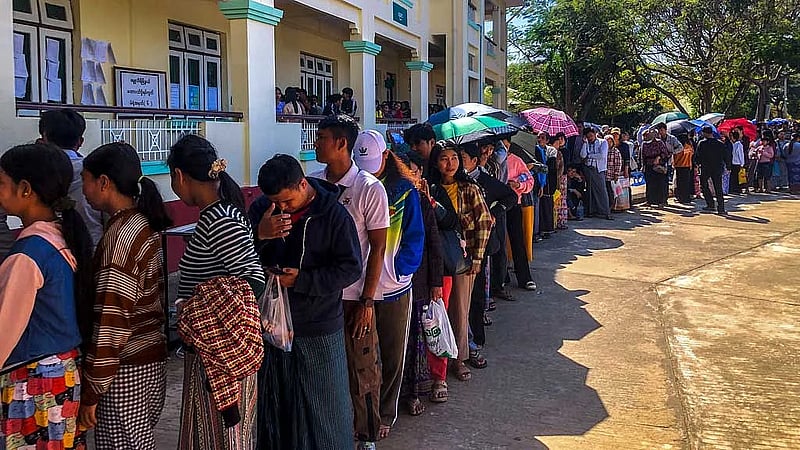 Myanmar votes again in military's lopsided election
