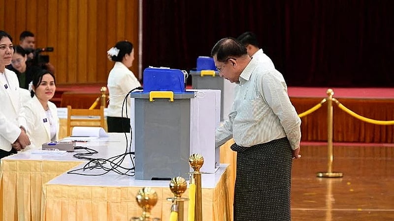Military-backed party in Myanmar takes lead in first phase of polls