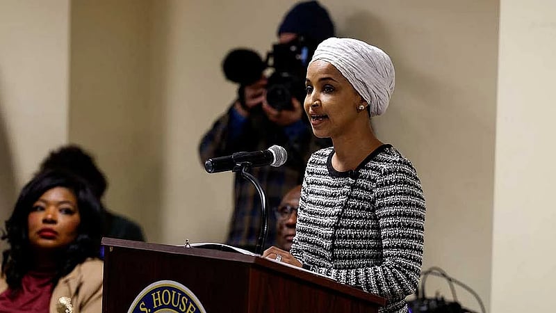 Man sprays US lawmaker Ilhan Omar with liquid, disrupting Minnesota event