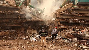 Dozens missing after massive Karachi mall fire, 21 killed