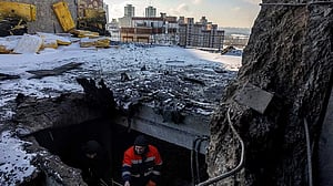Winter pierces Kyiv homes after Russia knocks out heat