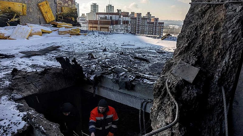 Winter pierces Kyiv homes after Russia knocks out heat