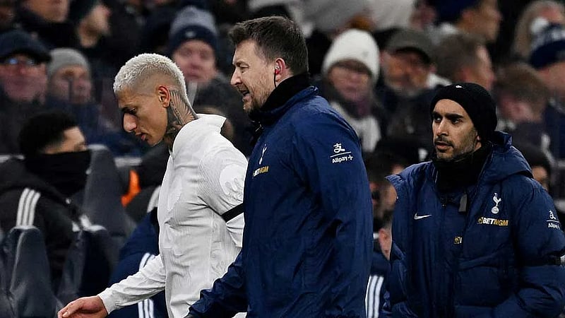 Spurs' Richarlison out for seven weeks with hamstring injury