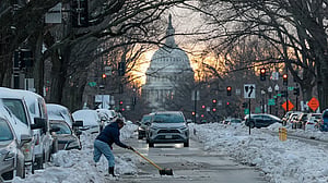 Winter storm kills dozens as cold lingers in central and eastern US