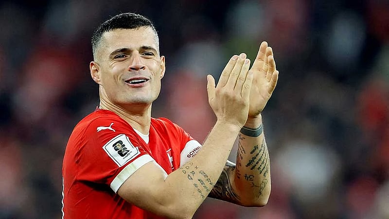 Swiss score four against Jordan in rainy World Cup send off