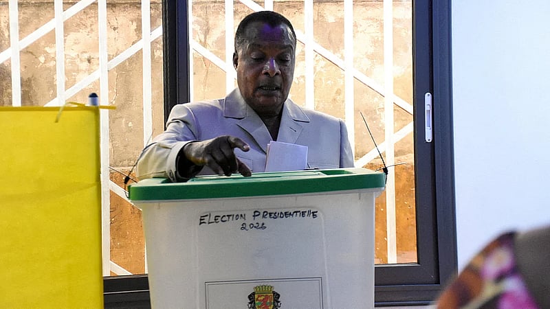 Congo Republic President Sassou Nguesso wins re-election, state TV reports
