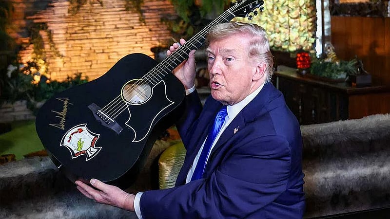 At Graceland, Trump shares his burning love for Elvis