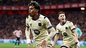 Sumptuous Yamal strike gives Barca win in Bilbao and four-point lead