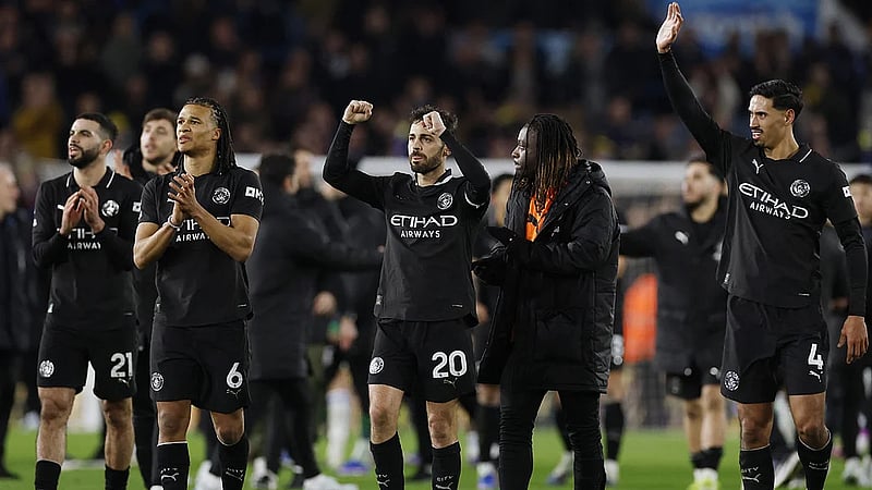 Man City move two points behind Arsenal after 1-0 win at Leeds
