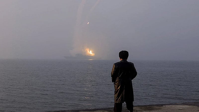 North Korea fires possible missile towards sea during US-South Korea drills