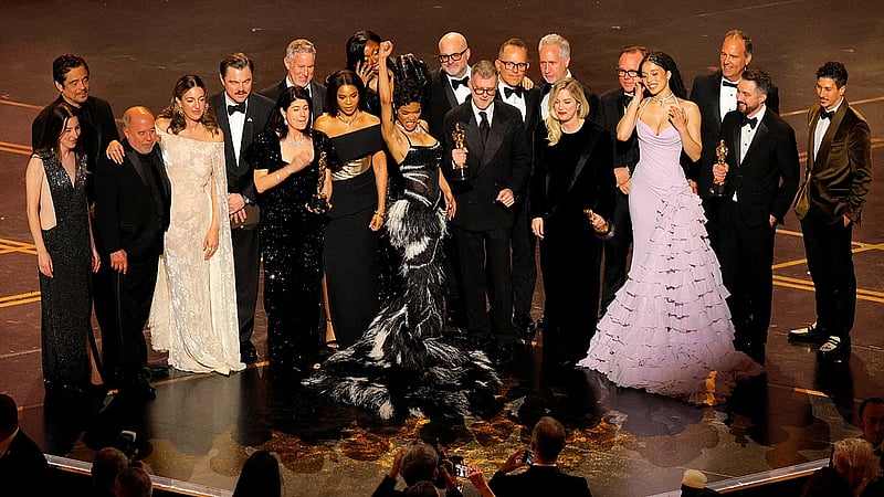 ‘One Battle After Another' takes best picture prize at the Oscars