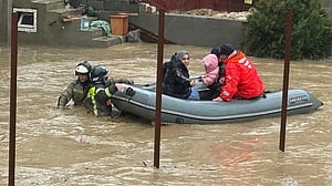 Russia declares emergency in Dagestan's capital as floods cut power to more than 327,000 people